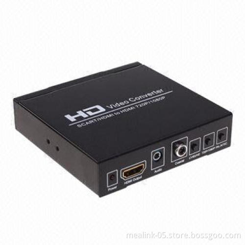 SCART to HDMI® Connector, Supports 1,080/720 Pixels, PAL/NTSC